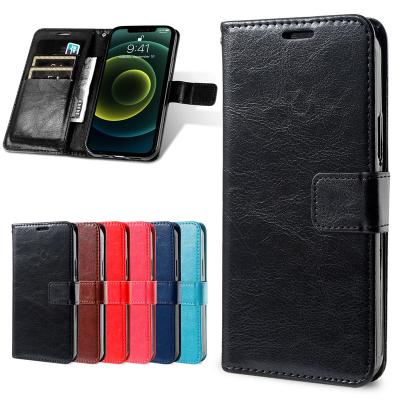 China Shockproof Classic Wallet Case Leather Cell Phone Bags For iPhone 14 13 11 pro XS XR max 12 mini 7 8 6S plus Flip Cover Accessories for sale