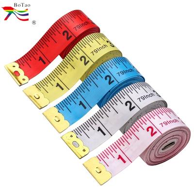 China Printing Logo Clear Custom Logo and Product Name Tape Measure Printing Sewing Cloth Covered Tape Measure for sale