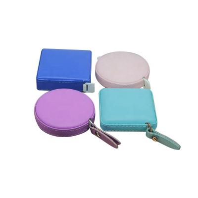 China Promotion rules china cheap promotional pink pu cute funny leather tape measure works tape measure tape measure for sale