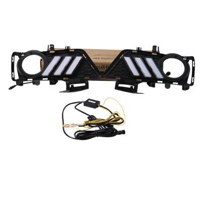 China ABS Led Daytime Running Light For BMW F30 F35 3 Series 2013 - 2019 With Yellow Light Car Accessories for sale