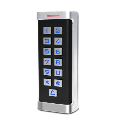 China Standalone waterproof rfid IP65 access control system metal waterproof/waterproof access control keypad for sale