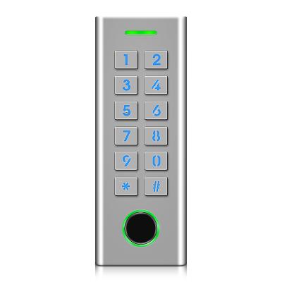 China Waterproof Fingerprint Metal Waterproof / Waterproof Outdoor Access Control Keypad for sale