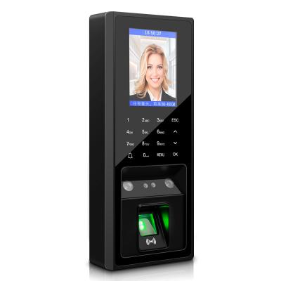 China face and fingerprint access control and time recorder machine free software 300 for sale