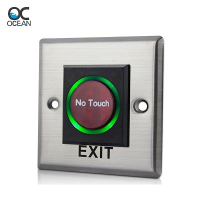 China CS70A/B IR Door Release Pad Feel No Touch Exit Touchless Button for Access Control System for sale