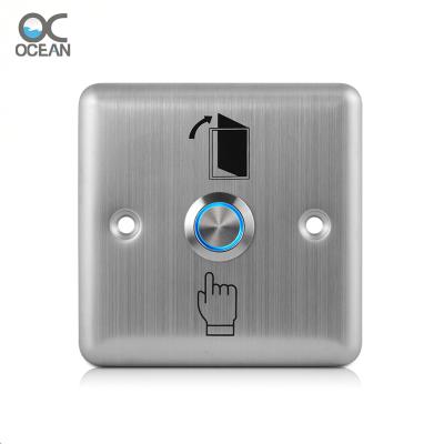 China Stainless Steel Stainless Steel Exit Button With LED Indication CS10A for sale