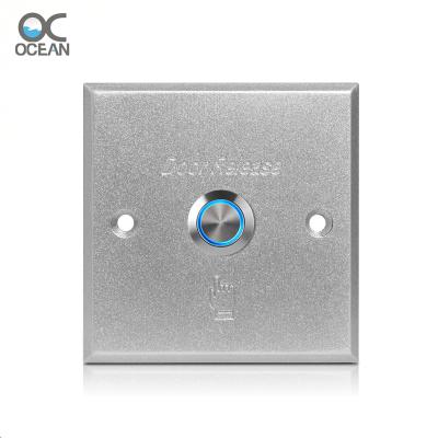 China Ocean CS20AD Silver Metal Aluminum Alloy Button Switch with LED CS20AD for sale