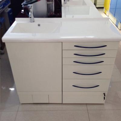 China Dental Clinic One Meter Cold Rolled Steel Dental Furniture With Blue Color Dental Lab Cabinet for sale