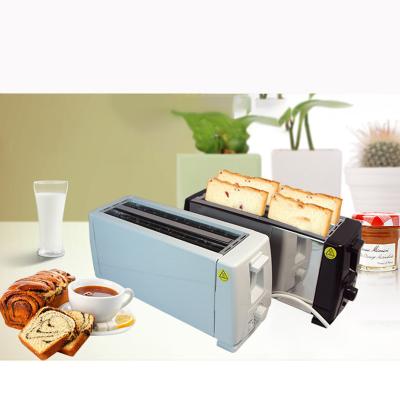 China Double Pop Panel Electric Breakfast Sandwich Toast Bread 4 Slice Bread Toaster For Home Use for sale