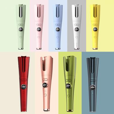 China Hot Selling Ceramic Hair Curler Automatic Rotating Wave Quickly Springs Automatic Rotating Curling Iron For Curling Iron for sale