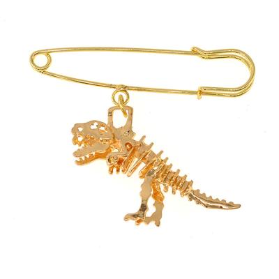 China DIY to wedding brooches animal brooches of the latest fashion fancy dinosaur diy clothing accessories pin brooch gold korean wholesale girls retro for sale