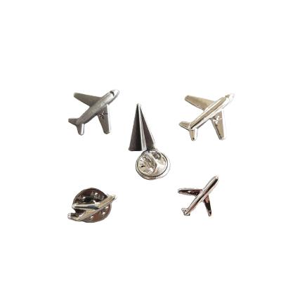 China DIY To Wedding Retro Small Creative Custom Design Brooch Flat Pin Men's Women's Suit Brooch Pin Aircraft Metal Lapel Pin for sale