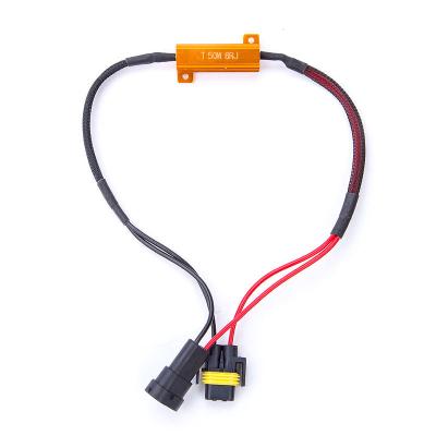 China Automobile 50W H7 H11 9006 hb3 hb4 h9 h8 9005 Car Load Resistor Error Canceller LED Decoder for sale