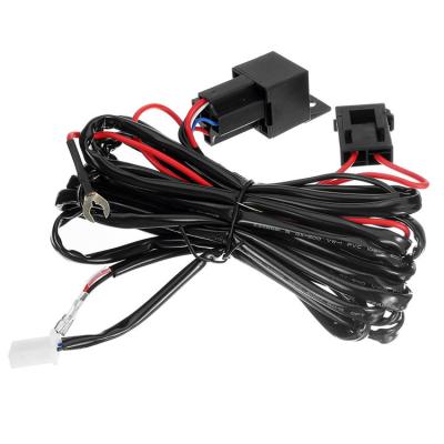 China Automobile Wiring Harness, 12V Fuse Relay Car Universal On Off Waterproof LED Fog Light Switch Kit for Off Road ATV SUV for sale