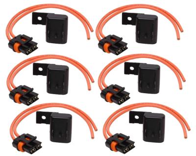 China Automobile Automotive/Marine Weatherproof Blade Style ATO/ATC Fuse Holder with Cover 6 Pack for sale