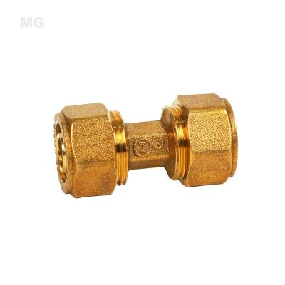 China Hot selling brass fitting, pipe fitting, straight female connector for pex-al-pex pipe equal/reduce for sale