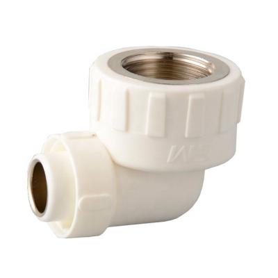 China D105 PAP PERT - Aluminum - PERT Pipe Fitting Female Threads Plastic Elbow For PERT Hot Water Floor Heating System Equal for sale