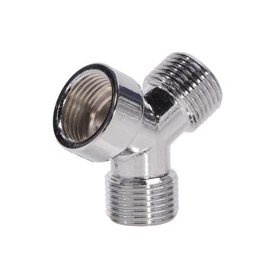 China MG-H013 Brass Male Female Plumbing Pipe Fitting Y Thread Y Tee Fittings For Water And Gas Equal for sale