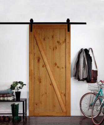 China Waterproof American Style Barn Door MDF Coated With Pvc Good Price for sale