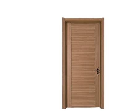 China Waterproof OEM Room CE ISO OEM Size Wood Hotel Apartment Door Interior MDF Paintless Exterior PVC Door for sale