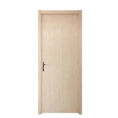 China 2022 JMS MDF pvc wooden door bedroom style door waterproof modern interior apartment paintless pvc wood door for sale