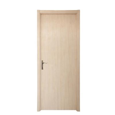 China Waterproof Good Quality Bathroom Interior Exterior Door OEM Apartment Door PVC PVC Wooden Door for sale