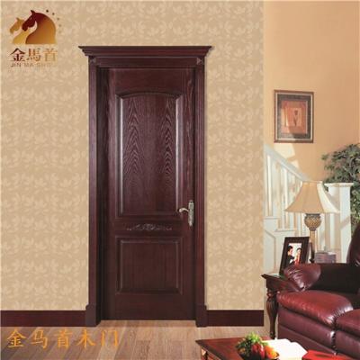 China China JMS modern wood door for hotel interior solid wood painted ISO bedroom living room door slab for sale