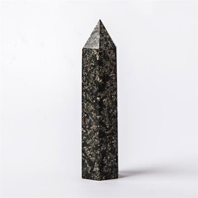 China Wholesale Europe Gemstone Magic Wands Dominate Stone Folk Black Tourmaline Crystal Therapy Crafts Quartz Crystal Point for sale