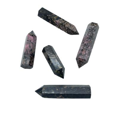 China Wholesale High Quality Natural Rhodonite Crystal Quartz Point Obelisk Quartz Crystal Points from Europe Factory for sale