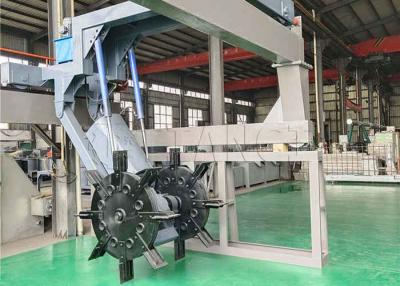 China 150-400m3/h Capaciteit Organisch afval Compost Turner Machine Wheel Type Te koop