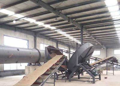 China Organic Manure Fertilizer Production Line Disc Granulator For Animal Manure To Fertilizer for sale