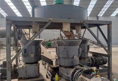 China Flat-Die Granulator Fertilizer Production Line Low Energy Consumption Cylindrical Particles ISO9001 Certified for sale