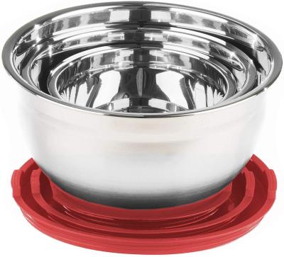 China 2021 Hot Selling Viable Original High Quality Stainless Steel High Quality Mixing Bowl With Lid for sale