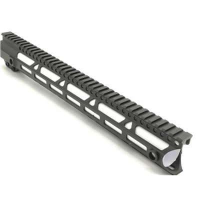 China ar15 15 inch heavy duty heavy duty high intensity carbon fiber super light free floating handguard for sale