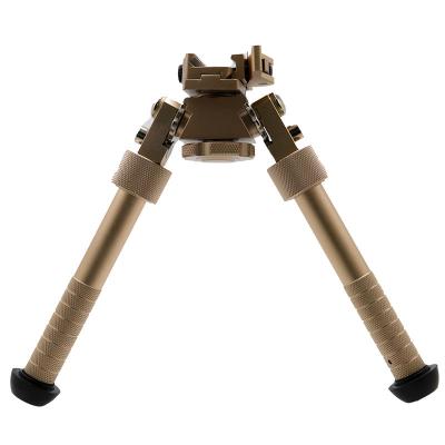 China Adjustable Aluminum Quick Detach Tactical Bipod BP001G Compact Super Light for sale