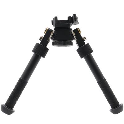 China Adjustable Aluminum Quick Detach V8B Tactical Compact Bipod Super Lightweight Mount for sale