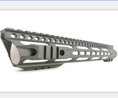 China Heavy Duty 12 Inch SHARK Style KEYMOD Free Floating Handguard For AR15 for sale