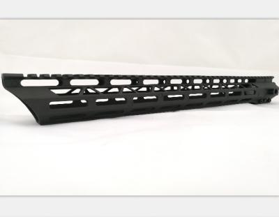 China 17 Inch Heavy Duty Black Color CARBON FIBER Super Light Heavy Duty HARD CURRENT Handguard For AR15 for sale