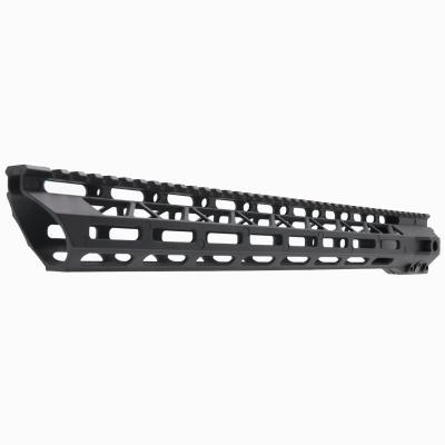 China Super Lightweight Heavy Duty AR15 Heavy Duty AR15 Black Fiber 17 Inch Handguard Free Floating For AR15 for sale