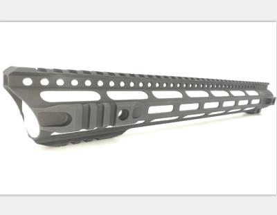 China 308 M-LOK aluminum 15 inch handguard for DPMS AR10 high low profile or 308 receiver top rig for sale