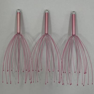 China Relaxes Stressed Muscles Helps To Relieve Aches And Pains Pink 20 Claw Handheld Tool To Relieve Stress And Relax Portable Head Hair Scalp Massager Hair Scalp Massage body scalp massager spider for sale