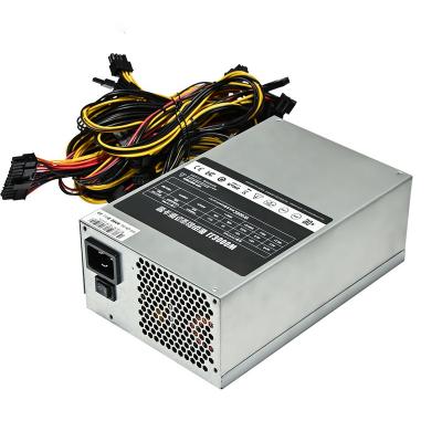 China Low power consumption support 3070 3080 3090 PSU 600w power supply gpu atx 3000w power supply. Grahics 12 Card 10GPU 3600W Server Unit for sale