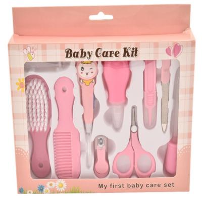 China Nail Art Beauty Newborn Baby Healthcare Tools and Kit Manicure Grooming Set with Hair Brush for sale