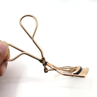 China Use for Eyelash Stainless Steel Eyelash Gold Wick Curler Gold Color Eyelash Curler for sale