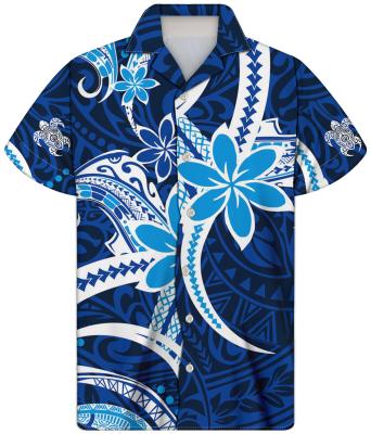 China Factory Wholesale Anti-pilling Custom Mens Shirts Samoa Polynesian Guam Tonga Pohnpei Chuuk Dress Dress for sale