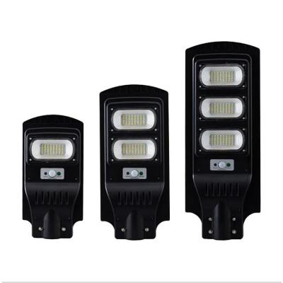 China Residential OutdoorWaterprooflp65 Street Light 100w All In One Solar Led Street Light for sale