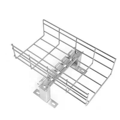 China Easy installation cable management tray making machine wire mesh ss304/316 cable tray making stainless steel cable tray for sale