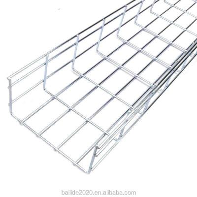 China Higher Quality Corrosion Resistance Cable Management Systems Galvanized Iron Wire Mesh Fence Cable Tray Wire Basket for sale