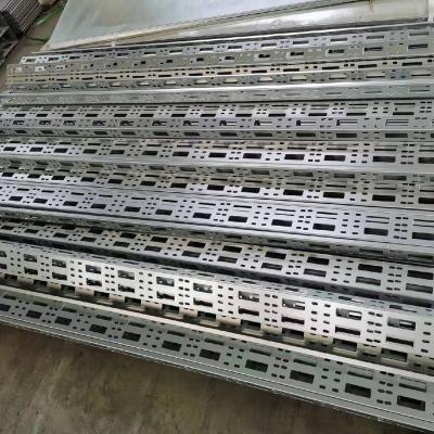 China New Type Light Rustproof Outdoor Electric Galvanized Perforated Beauty European Style Cable Tray Trunking System for sale