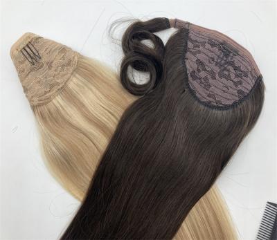 China Free Sample Raw Real Blonde 613 Soft Thick Shedding Natural Barely Shedding Hair, Blonde Hair Extension Weave Ponytail, Black Roots 613 Blonde Hair Weave for sale