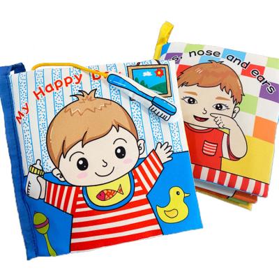 China Educational Toy Multifunctional Baby 3D Cloth Book Tail Animal Sensory Stimulation Newborn Early Education Toy for sale